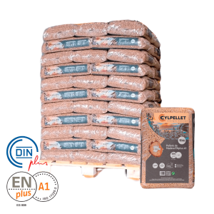 Cyl Pellet | Pellet Certificado ENplus A1 y DINplus | Palet 77 Sacos