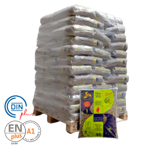 Pellets Asturias | Pellet Certificado ENplus A1 y DINplus | Palet 72 Sacos