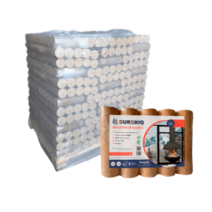 Burbriq | Briqueta de Madera | 104 paquetes x 5 uds