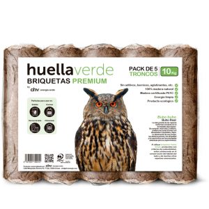Huella Verde | Briqueta de Madera | 104 paquetes x 5 uds